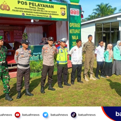 Pos Pam dan Pos Yan Polres Mukomuko Perketat Kesiapsiagaan Selama Operasi Ketupat 2026