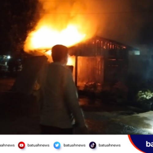 Warung Semi Permanen di Lubuk Cabau Hangus Terbakar, Kerugian Ditaksir Capai Rp50 Juta