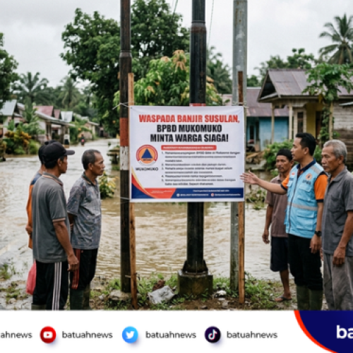 Waspada Banjir Susulan, BPBD Mukomuko Minta Warga Siaga