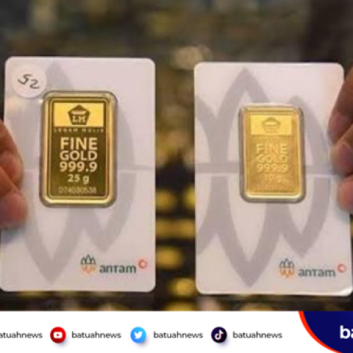 Sempat Turun, Harga Emas Kini Melonjak Rp75.000 per Gram