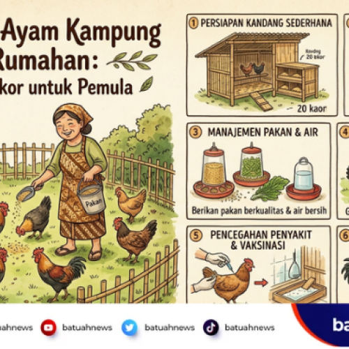 ​Seni Ternak Ayam Kampung Skala Rumahan: Panduan 20 Ekor untuk Pemula
