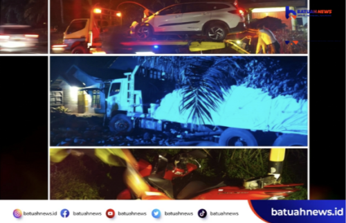 Kecelakaan Maut di Air Dikit, Truk Semen Mundur Saat Menanjak, Satu Korban Tewas